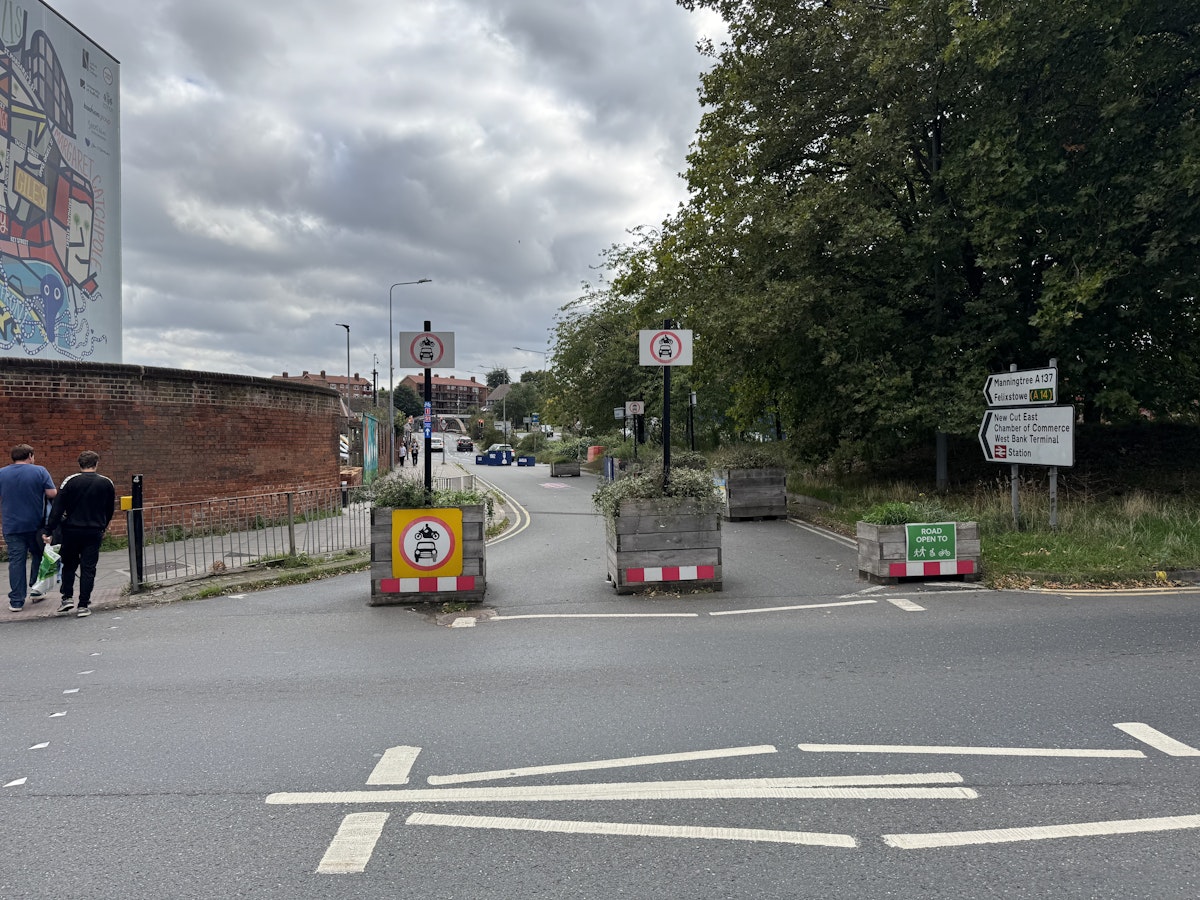 The pedestrian crossing on College Street will be aligned with the footpath connecting St Peter’s Street and Bridge Street